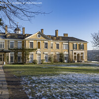 Buy canvas prints of Polesden Lacey mid winter sun and a sprinkle of snow by Kevin White