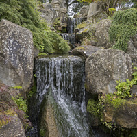Buy canvas prints of Waterfall in the heart of Surrey by Kevin White