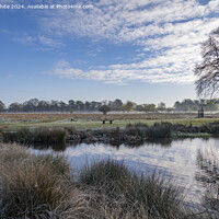 Buy canvas prints of Fresh morning walk around the ponds by Kevin White