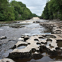 Buy canvas prints of Aysgarth Falls by Kevin White
