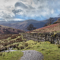 Buy canvas prints of Road to Ullswater by Kevin White