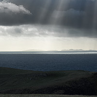 Buy canvas prints of Dramatic sky over Isle of Skye  by Kevin White