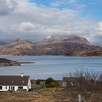 Buy canvas prints of Kenmore on Loch Torridon by Kevin White