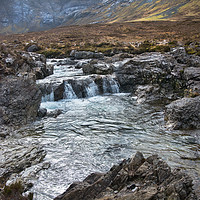 Buy canvas prints of Fairy Pools western Isles by Kevin White