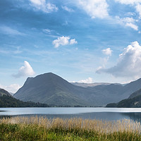 Buy canvas prints of Buttermere Lake Cumbria by Kevin White