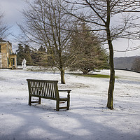 Buy canvas prints of Polesden Lacey in winter by Kevin White