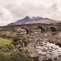 Buy canvas prints of Sligachan old bridge Skye by Kevin White