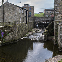 Buy canvas prints of Hawes old village by Kevin White