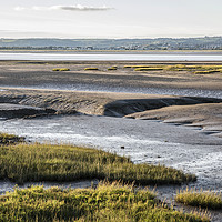 Buy canvas prints of low tide on river Loughor by Kevin White