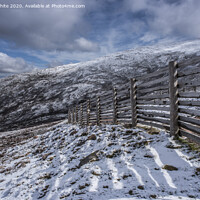 Buy canvas prints of Walking up the Cairngorms by Kevin White