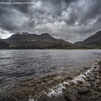 Buy canvas prints of Storm clouds gather over Loch Maree by Kevin White