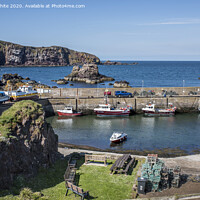 Buy canvas prints of Saint Abbs Harbour by Kevin White