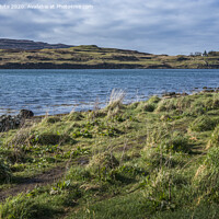 Buy canvas prints of Peaceful little Loch on Isle of Skye by Kevin White