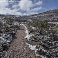 Buy canvas prints of Bleak mountain path by Kevin White