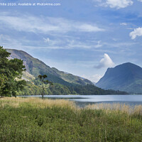 Buy canvas prints of Buttermere pretty Lake in Cumbria by Kevin White