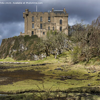 Buy canvas prints of Dunvegan Castle by the sea by Kevin White