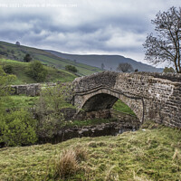 Buy canvas prints of Bridge at Muker Yorkshire Dales by Kevin White