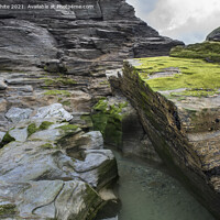 Buy canvas prints of Cornwall Trebarth Strand by Kevin White