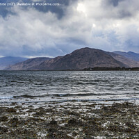 Buy canvas prints of Loch Linnhe in Western Scotland by Kevin White