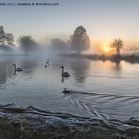 Buy canvas prints of Frosty sunrise by Kevin White