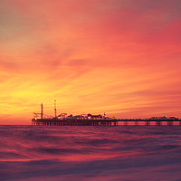 Buy canvas prints of Brighton Pier Sunset by Peter Hatter