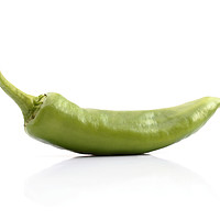 Buy canvas prints of Single green chilli by Peter Hatter