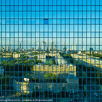Buy canvas prints of City reflecting in office building by Łukasz Szczepański