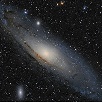 Buy canvas prints of The Andromeda Galaxy in constellation Andromeda by Łukasz Szczepański