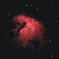 Buy canvas prints of Deep space: Pacman Nebula (NGC 281) by Łukasz Szczepański