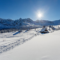 Buy canvas prints of Winter mountain landscape - Tatry Mountains by Łukasz Szczepański