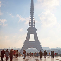 Buy canvas prints of View of Eiffel Tower from Trocadero by Łukasz Szczepański