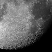 Buy canvas prints of Close-up of the Moon surface by Łukasz Szczepański