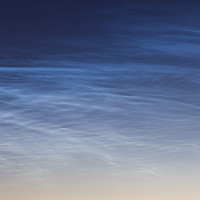 Buy canvas prints of Noctilucent cloud (NLC, night clouds) by Łukasz Szczepański