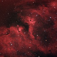 Buy canvas prints of Star forming region in Soul Nebula by Łukasz Szczepański