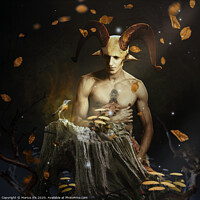Buy canvas prints of The Faun by Marius Els