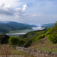 Buy canvas prints of Mawddach Estuary with Cader Idris. by Linda Cooke
