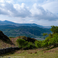 Buy canvas prints of Cader Idris from New Precipice Walk by Linda Cooke