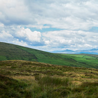 Buy canvas prints of Aran mountains from Bwlch-y-groes by Linda Cooke