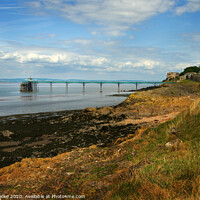 Buy canvas prints of Clevedon Pier, Somerset by Linda Cooke