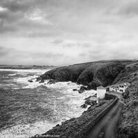 Buy canvas prints of Lewinnick Cove, Newquay, Cornwall by Linda Cooke