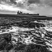Buy canvas prints of The Castle and Waves by Gary Clarricoates