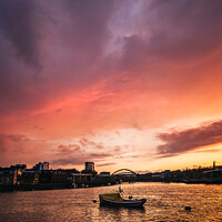 Buy canvas prints of Sunderland Fish Quay Sunset by Gary Clarricoates