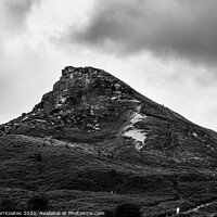 Buy canvas prints of Moody Roseberry Topping by Gary Clarricoates