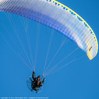 Buy canvas prints of Powered Paraglider by Gary Clarricoates