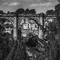 Buy canvas prints of Under The Arches At Knaresborough by Gary Clarricoates