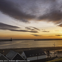 Buy canvas prints of Roker Beach at Sunrise by Gary Clarricoates
