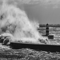 Buy canvas prints of Storms at Seaham by Gary Clarricoates