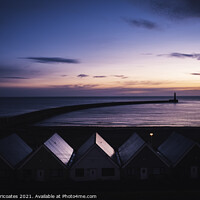 Buy canvas prints of Blue Hour at Roker by Gary Clarricoates