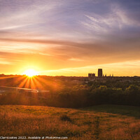 Buy canvas prints of Sunny day at Durham by Gary Clarricoates
