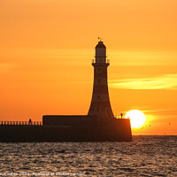 Buy canvas prints of Sun Rising over Roker by Gary Clarricoates